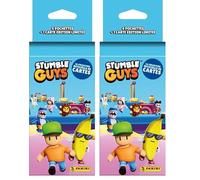 Panini Stumble Guys Trading Cards Blister 4 Fundas + 1 Tarjeta de edición Limitada, 004841KBF4 (Paquete de 2)
