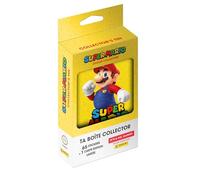 Panini Super Mario - It's A ME, Mario! Caja de Metal con 13 Fundas + 1 Tarjeta de edición Limitada (5 Colores aleatorios)