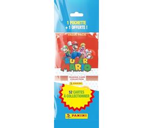 PANINI Super Mario Trading Cards Fat Pack 1 Bolsa comprada + 1 Regalo