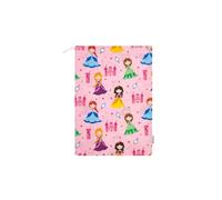 Panini Tessuti Bolsa para el cambio de guardería, 100% algodón, 34 x 44 cm, saco porta ropa baberos, Princesas, Sacchetto Ricamato, Bolsa de cambio