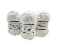 Panini Tessuti, Hilo de chenilla de peluche 100% poliéster - Peso 100 g - Disponible para trabajos de agujas n.º 7 - 8 - Para manualidades, hilados, lana de chenilla