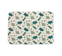 Panini Tessuti, Mantel individual de algodón puro para la comida - almuerzo - merienda en guardería tamaño 52 x 37 cm fantasía dinosaurios