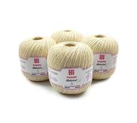 Panini Tessuti Phylum Título 8 paquete de 4 ovillos de 100 g cada uno de hilo de bordado para ganchillo de 100% algodón torcido Made in Italy