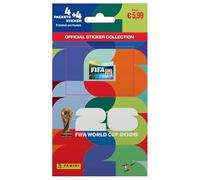 Panini World Cup 2026 - Juego de pegatinas (4 paquetes de pegatinas y extra)
