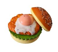 Panino - Juguete antiestrés para hamburguesa, juego de regalo suave y realista para - Juego táctil para niños, niños, adultos, oficina, clase, viaje, relajación, estudio, sala