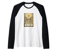 Panis Angelicus Santa Comunión Misa Latina Católica Camiseta Manga Raglan