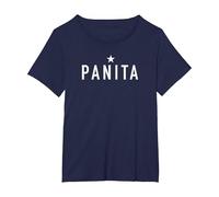 PANITA EXPRESIÓN Popular VENEZONALA, Palabras DE Caracas Camiseta, Mujer Tallas Grandes, Azul Marino, 6XL Grande