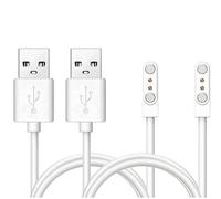 Panlouting 2 Pack | Repuesto Cable de Carga USB Magnético Cargador 60cm compatible con Casco de Ciclismo Smart4u SH50 / SH55M, LIVALL BH51T / BH51M / BH50T / BH50M / BH60SE