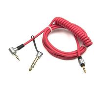 Panlouting Cable de audio de repuesto 3,5 mm 6,5 mm Aux cable de auriculares compatible con auriculares Beats by Dr. Dre Solo Studio Pro Detox Wireless Mixr Executive Headset