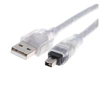Panlouting Cable de Datos USB a Conector iLink 4-Pines IEEE 1394 Firewire 400 | 1,5 Metros | Compatible con Cámara DV Sony DCR-TRV75E