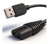 Panlouting Repuesto Cable Cargador USB 12V para Depiladora compatible con Braun Silk-épil 9 Flex 5 7 9