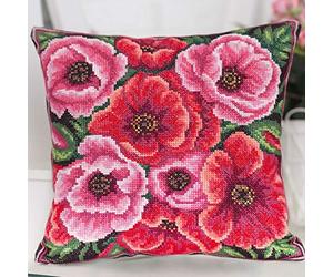 Panna - Kit de punto de cruz, diseño de flores de verano