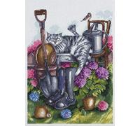 PANNA Kit de punto de cruz para jardinero