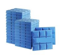 Pannelli fonoassorbenti 24 Pcs Sound Absorbing Panel Acoustic Soundproofing Foam KTV Wall Panels Absorcion for Door(MGT-Blue,High Density)