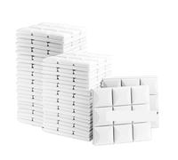 Pannelli fonoassorbenti 24 Pcs Sound Absorbing Panel Acoustic Soundproofing Foam KTV Wall Panels Absorcion for Door(MGT-White,Medium Density)