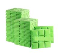Pannelli fonoassorbenti 24 Pcs Sound Absorbing Panel Acoustic Soundproofing Foam KTV Wall Panels Absorcion for Door(MGT-Green,High Density)