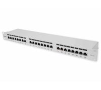 Pannello Patch Intellinet Cat6a A 24 Porte, Schermato, 24 Porte, Ftp, 1 U, Morsettiere Con Ingressi Cavi Angolati A 90 Gradi, Grigio - Pannello Patch