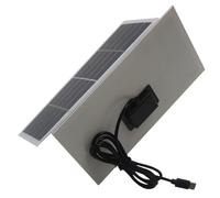 Pannello Solare - 17x13x2 Cm Impermeabile Pieghevole 15W Alta Conversione, Portatile per Ricarica Rapida Dispositivi, Ideale per Giardini, Terrazze, Campeggio, Feste, Escursionisti E Viaggi Outdoor