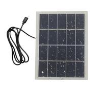 Pannello Solare Caricatore - 17x13x2 cm Alta Efficienza Conversione Ricarica Rapida, Caricatore Solare Portatile per Telefono | per Campeggio Escursionismo Cortili Verande Giardini Feste