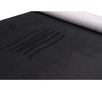 Panngu Lámina de autoadhesiva de color negro, tejido de microfibra prémium elástico, lámina de terciopelo imitación para interior de la cabina de coche, cajón, tapizar - (42cm x 150cm)