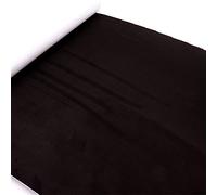 Panngu Tela de microfibra autoadhesiva, Adecuada en negro, 42 cm x 150 cm para interior de cabina, De ante aterciopelado para cajones de joyas y láminas de suelo.