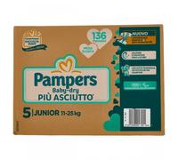 Pannolini Pampers Baby Dry Junior Misura 5 (136pz)