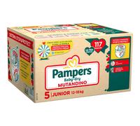 Pannolini Pampers baby dry mutandino ultra junior taglia 5 12-18kg x117
