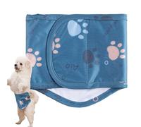 Pannolini per Cani - Pannolini Lavabili per Cani - Fascia Addominale Lavabile Maschi, Mutandine Impermeabili Riutilizzabili Piccola Taglia, Marcare Pancia Insegnare Loros AA Usare Bisognini