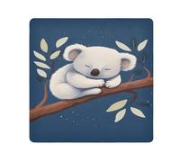 Paño autoadhesivo mágico para cámara de perezoso Sleep on Tree, para lente de cámara, protector de lentes, bolsa de maquillaje, 35 x 35 cm, multicolor, 21.7x21.7in, moderno