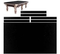 Paño de billar de fieltro de alta velocidad para mesa de billar de 7 pies, 8 pies y 9 pies, tela de billar de color sólido con 6 tiras para uso en bar u hotel