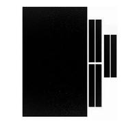 Paño de Billar - Fieltro Profesional para Mesa de Billar estándar de 9 pies, Mantel de Juego de Deportes de Interior de Billar con Tira de Tela Acolchada (Negro)