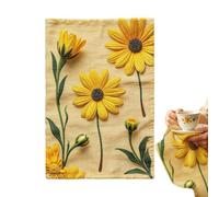 Paño de Cocina con Flores Paño limpiador lavable y absorbente 66 x 45,5 cm