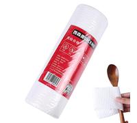Paño de cocina de tela no tejida, rollo de paño de limpieza, rollo reutilizable para trapo de limpieza | Paños para lavavajillas para uso en seco y húmedo, rollo de toallas rasgable