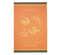 Paño de Cocina Estampado de algodón, Pan AU Chocolate, 50 x 75 cm, Coucke