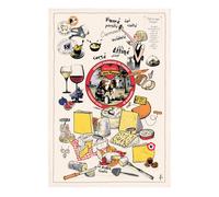 Paño de cocina - les grands fromages Winkler 48x72 cm