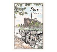 Paño de cocina Quai Notre Dame Winkler 48x72 cm