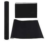 Paño de Encuadernación de Libros, 102x41cm Tela de Encuadernación de Libros Duradero Superficie de Tela y Respaldo de Papel para Libros Álbumes Álbumes de Recortes Manualidades (Negro)