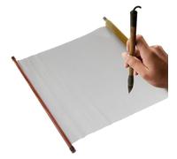 Paño de escritura de agua reutilizable, herramienta de práctica de cuaderno de libro de papel de paño de agua mágico reescribible blanco, escribió