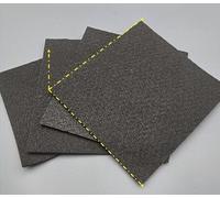 Paño de fibra de carbono hidrofílico for baterías de zinc - Paquete de 5, 10 x 10 cm Carcasa de electrodo personalizable Fluido(1mm thick)