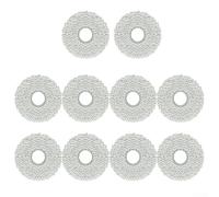 Paño de fregona de repuesto para Deebot para X1 Turbo Mopping Kit con almohadillas de limpieza lavables, compatible con X1e X2 para modelos T20 (paquete de 10)