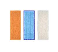 Paño De Fregona Lavable, Compatible Con Aspiradora Robótica Braava Jet 240, 241, 245 Y 250, Almohadilla Húmeda, Almohadilla Húmeda Seca, Repuestos For Fregona.(3pcs)