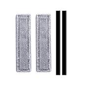 Paño De Fregona Lavable For Aspiradora De Ventanas, Repuestos, Trapos For Limpiar Vidrios, Tira De Goma, Limpiador De Ventanas, Compatible Con Karcher, WV2 Y WV5(2pcs mop gray and 2pcs 280mm)