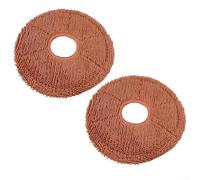 Paño de fregona para robot aspirador MOVA MOBIUS 60, almohadillas de microfibra reutilizables HyperClean para azulejos sin manchas, suelos laminados de madera, paquete de 2 (mopa ThermoHold)