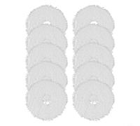 Paño de limpieza de microfibra para aspiradora robot, repuesto de fregona lavable compatible con Eureka J12 Ultra, accesorio de fregona al vacío para suelos duros (paquete de 10)