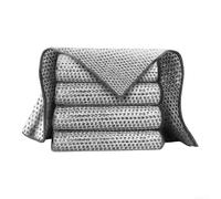 Paño de limpieza de rejilla, paquete de 50 toallitas de cocina resistentes al aceite para fregar estufas, almohadillas de secado rápido antiarañazos como alternativa a la lana de acero, grasa