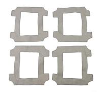 Paño de limpieza para Dreame, compatible con máquina de limpieza de ventanas C1 C1, almohadillas lavables para robot limpiador de ventanas (paquete de 4)