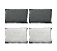 Paño de limpieza para el interior del coche, 4 unidades de esponja, almohadillas de limpieza de microfibra, almohadillas de limpieza, accesorios lavables, accesorios para el cuidado del coche, esponja