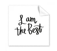 Paño de limpieza para gafas con la mejor cita de "I Am the Best Quot", 5 unidades