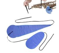 Paño de limpieza para instrumentos de viento - 46 x 12 cm 30,5 x 17 cm, juego de mantenimiento de franela, limpiador de agujero suave | Accesorio de cuidado de doble cara para ejercicios de saxofón