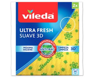 Paño de limpieza suave Ultrafresh 3D - Vileda - Cantidad: 2 unidades